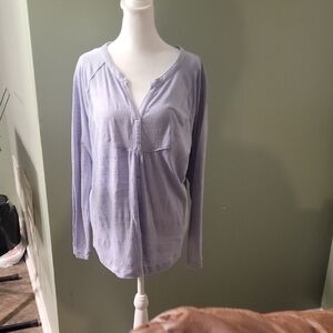 Sonoma Women's Lavender Long Sleeve Top